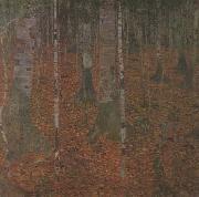 Gustav Klimt Birch Wood (mk20) Sweden oil painting artist
